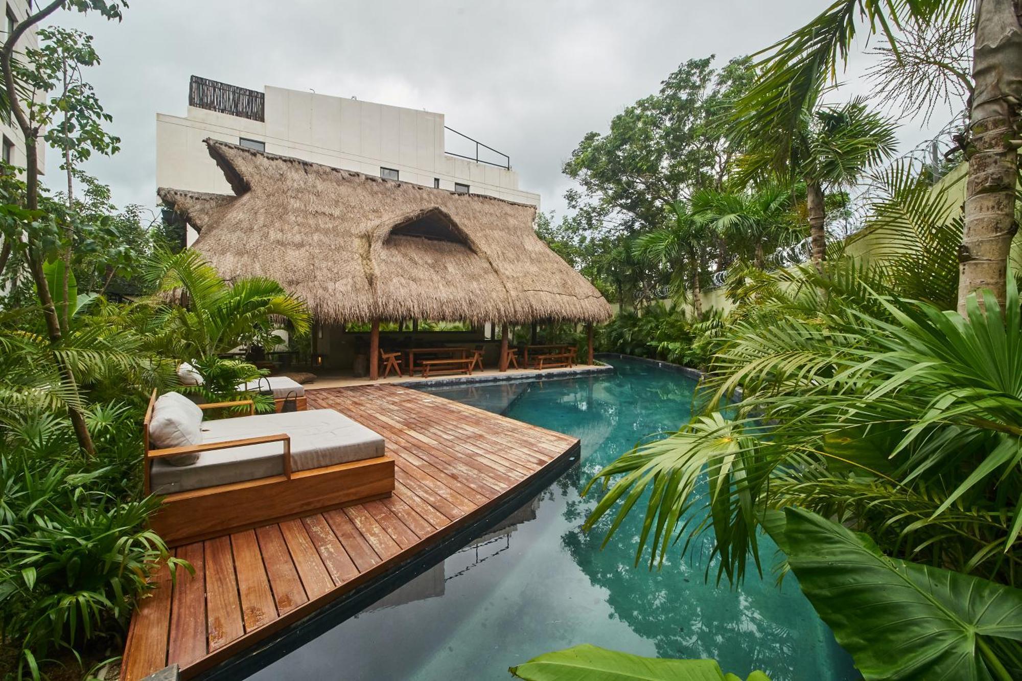 Dhalia - Private Roof With Pool & Beach Club Access Тулум Экстерьер фото